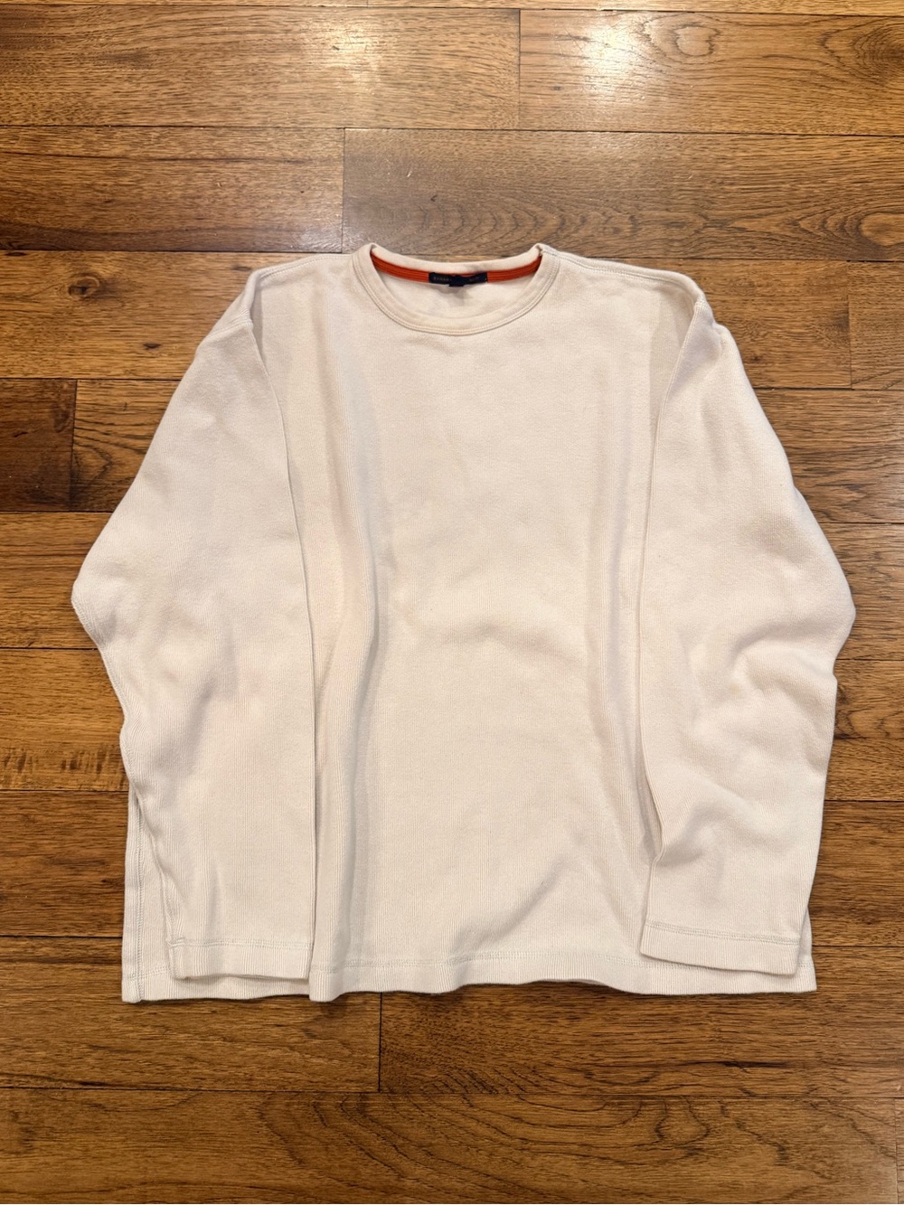 Banana Republic Men's Crewneck Sweater in Cream
